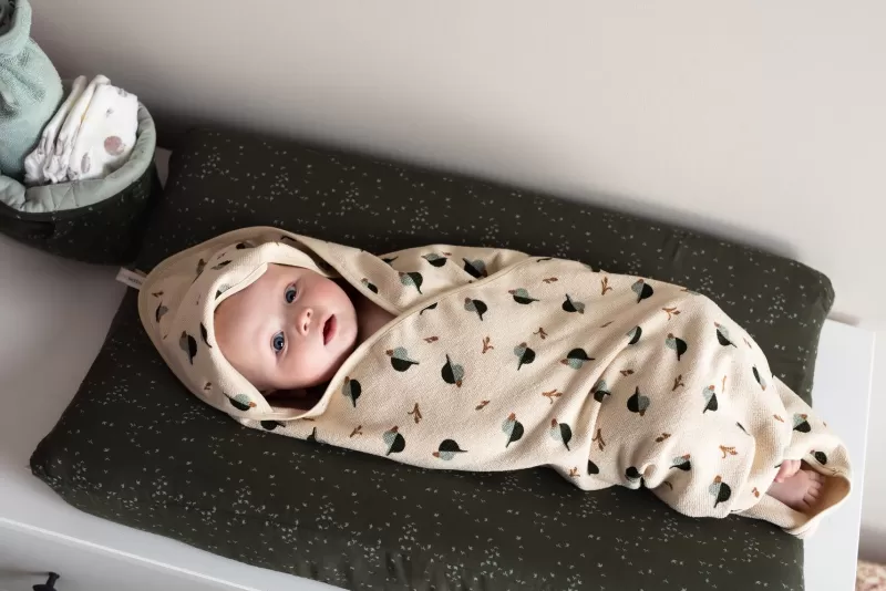 Noppies Badecapes & Wickeltücher | Zuhause-Badecape Printed Duck Baby Hooded Towel -