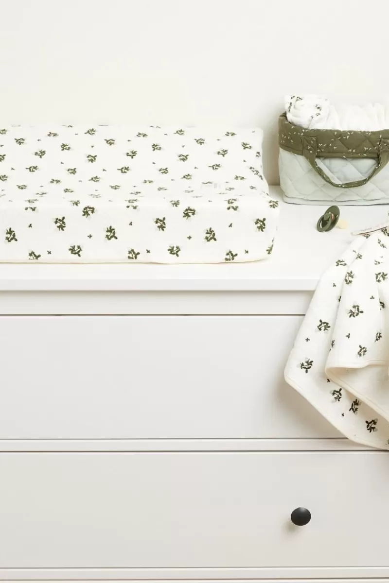 Noppies Wickelauflagenbezüge | Zuhause-Bezug Für Die Wickelunterlage Blooming Clover 49x75cm -