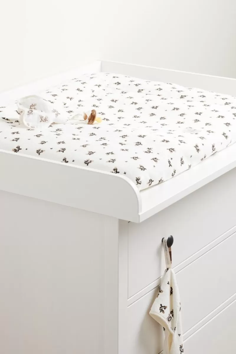 Noppies Wickelauflagenbezüge | Zuhause-Bezug Für Die Wickelunterlage Blooming Clover 77x87cm -
