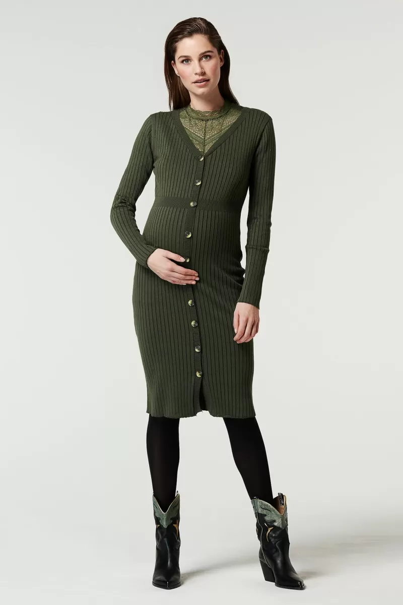 Noppies Kleider-Kleid Button Rib -