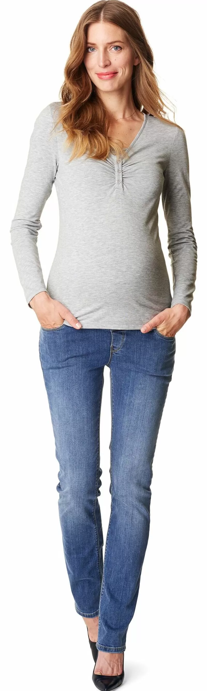 Noppies Jeans-Straight Umstandsjeans -