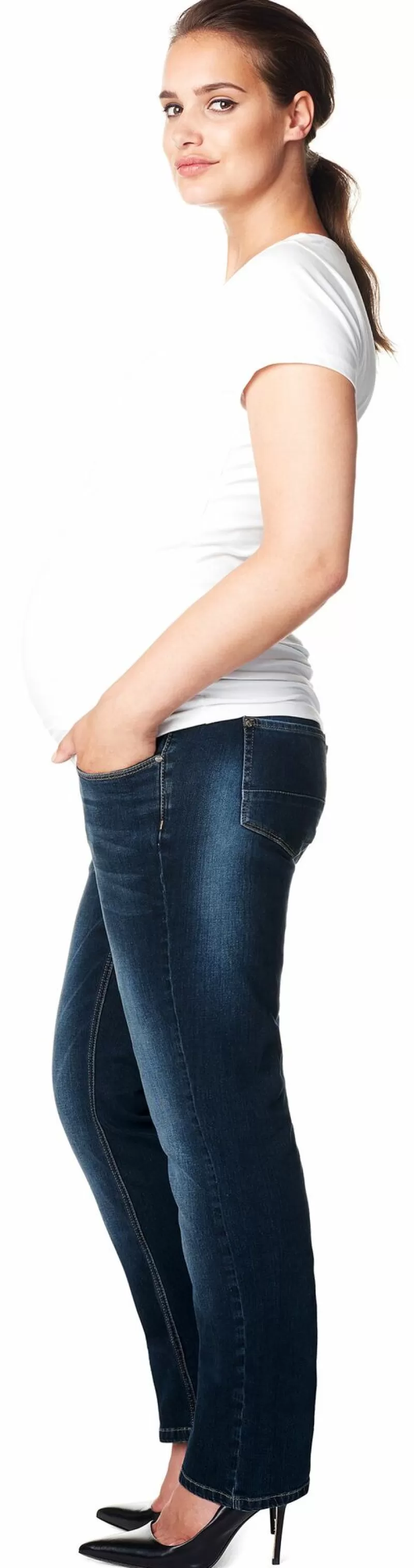 Noppies Jeans-Straight Umstandsjeans Mena Plus Size -