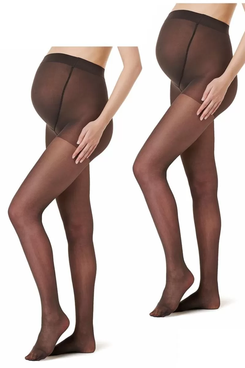 Noppies Strumpfhosen-Strumpfhose 2-Pack Maternity Tights 20 Den -